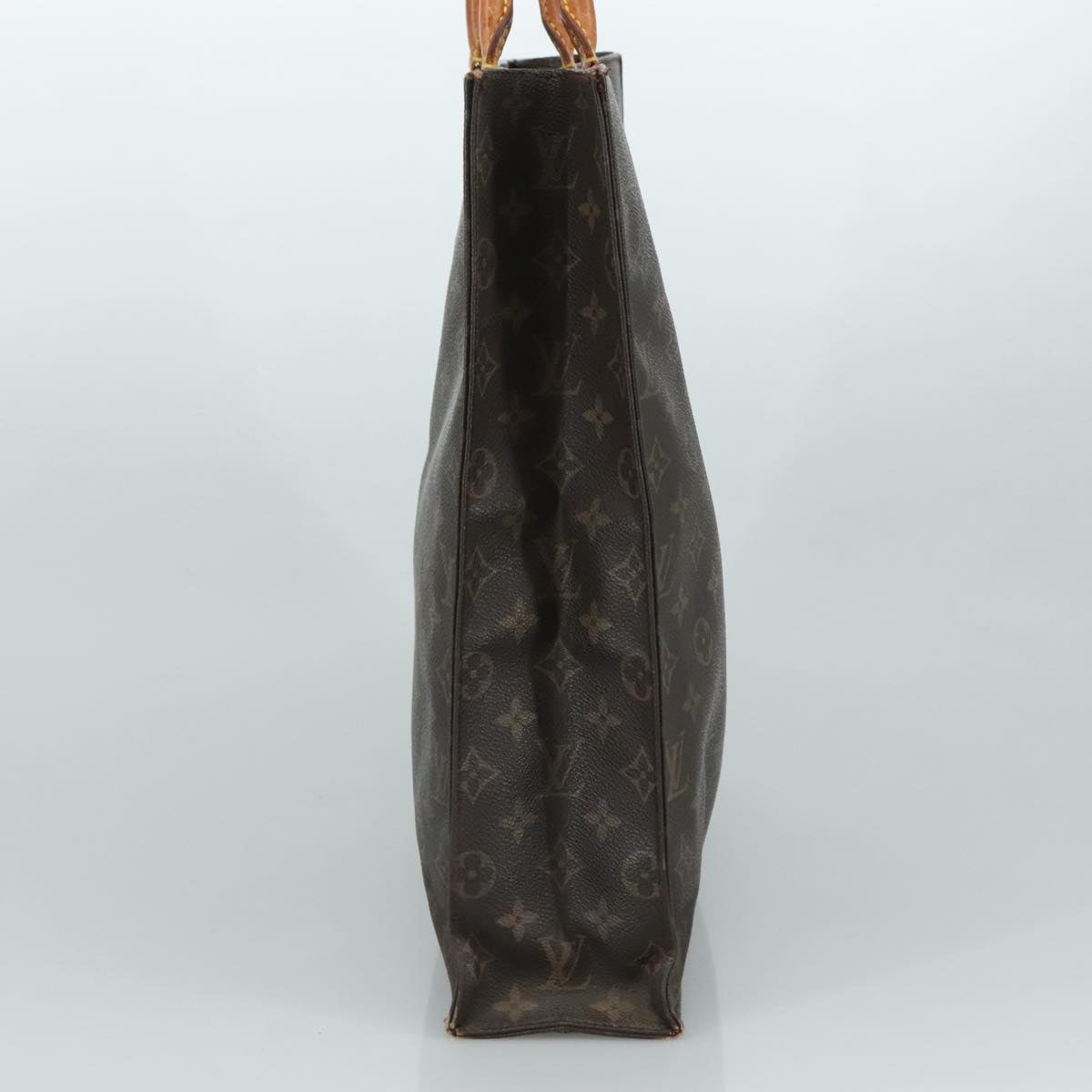 LOUIS VUITTON Monogram Sac Plat Hand Bag M51140 LV 108089