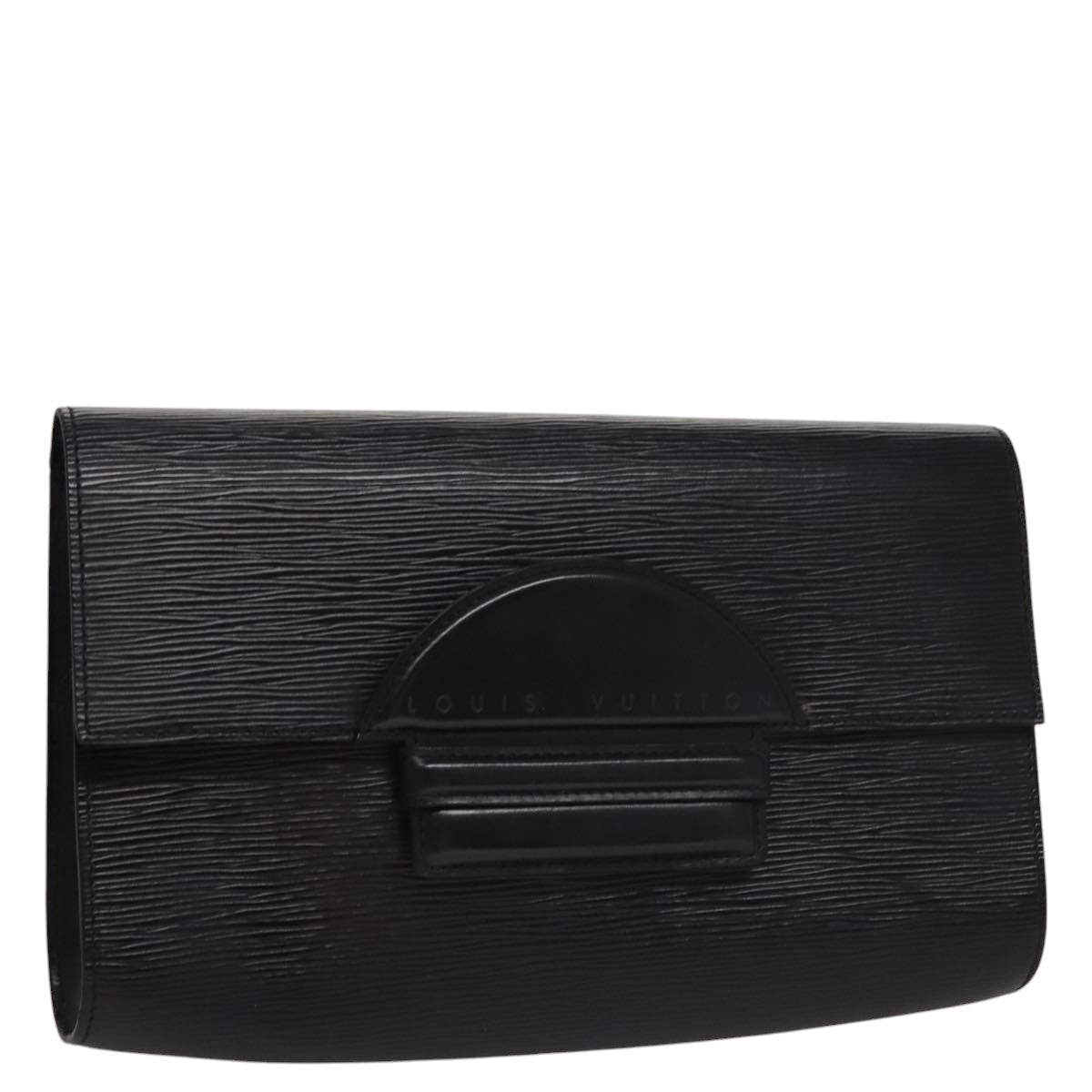 LOUIS VUITTON Epi Chaillot Clutch Bag Black M52542 LV 108091