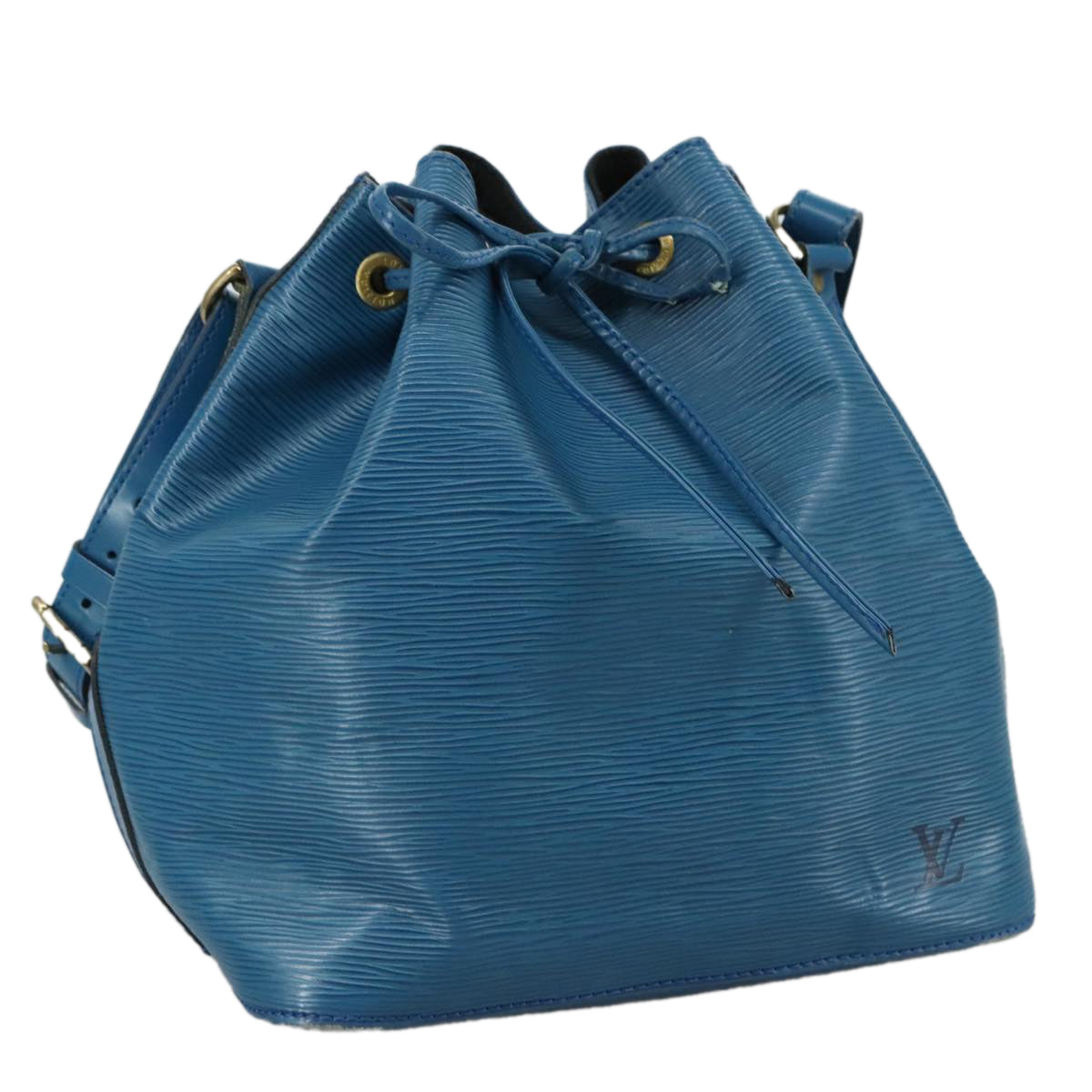 LOUIS VUITTON Epi Petit Noe Shoulder Bag Blue M44105 LV 108093