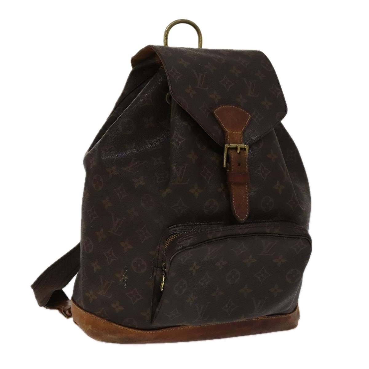 LOUIS VUITTON Monogram Montsouris GM Backpack M51135 LV 108105