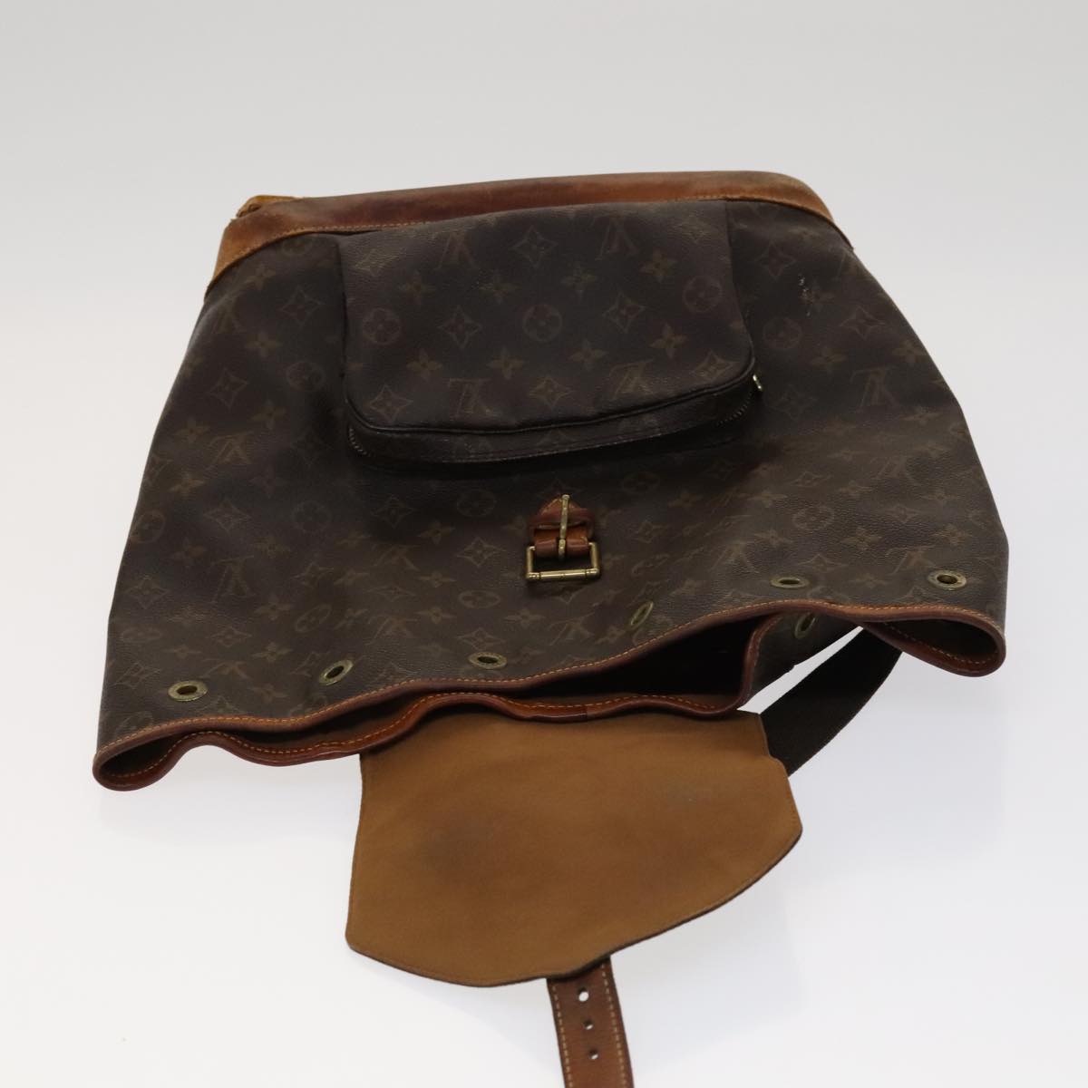 LOUIS VUITTON Monogram Montsouris GM Backpack M51135 LV 108105
