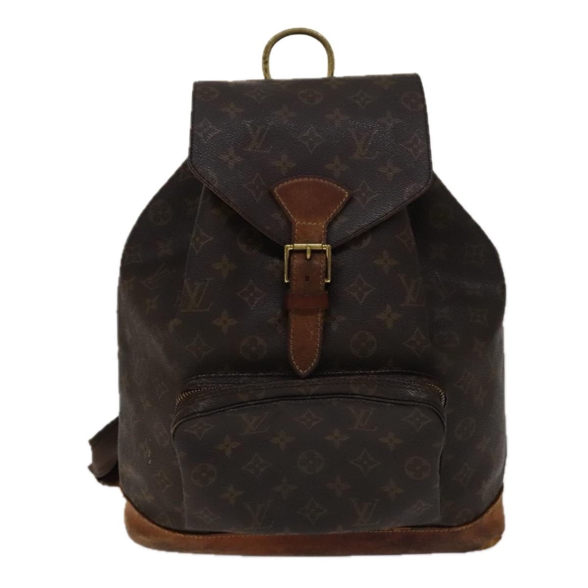 LOUIS VUITTON Monogram Montsouris GM Backpack M51135 LV 108105