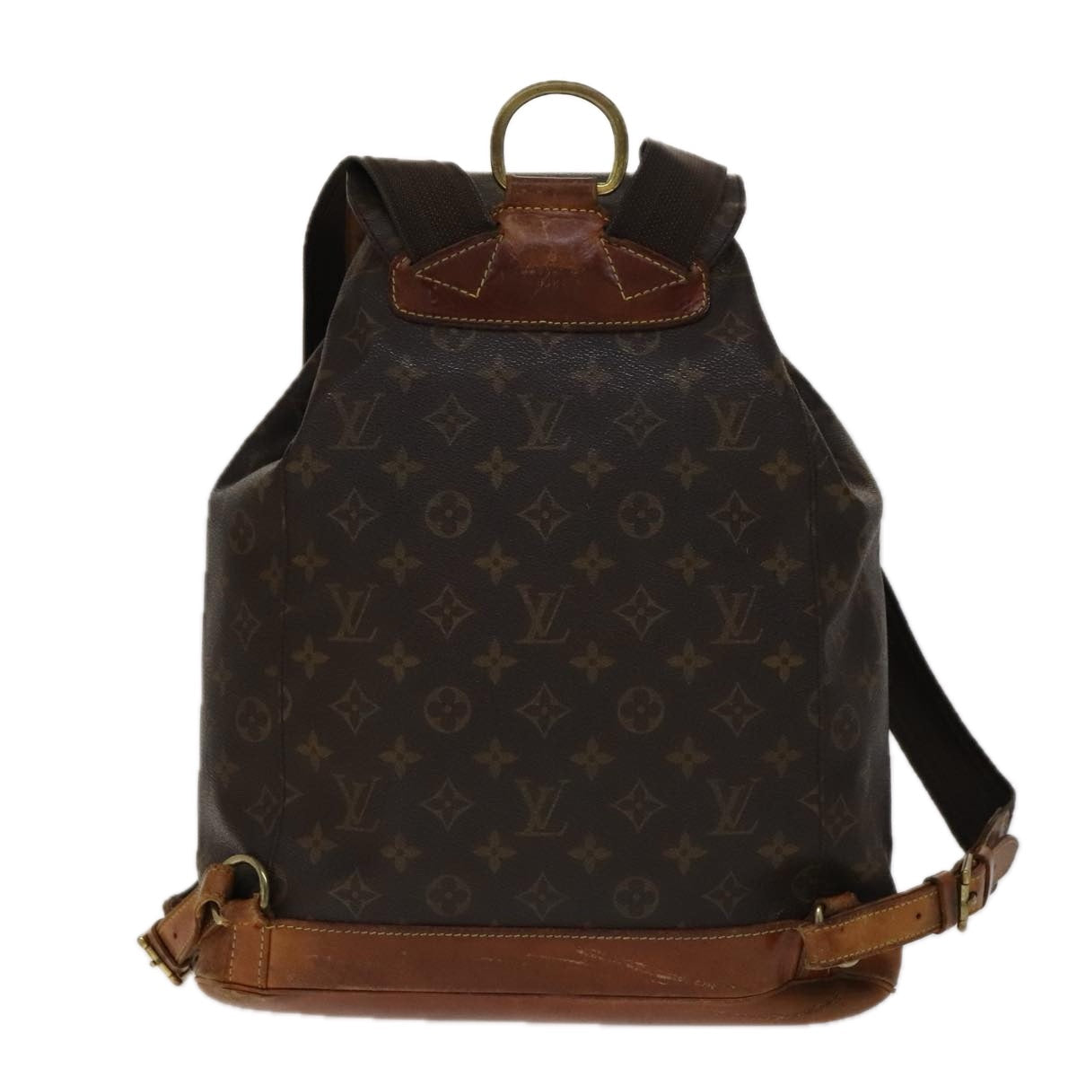 LOUIS VUITTON Monogram Montsouris GM Backpack M51135 LV 108105