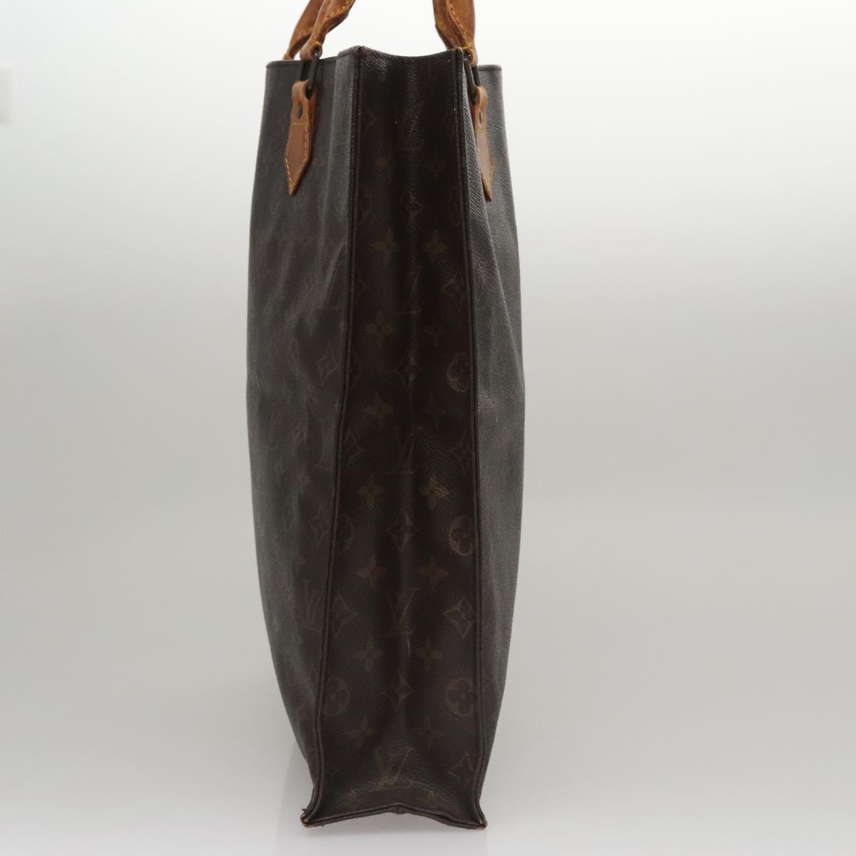 LOUIS VUITTON Monogram Sac Plat Hand Bag M51140 LV 108110