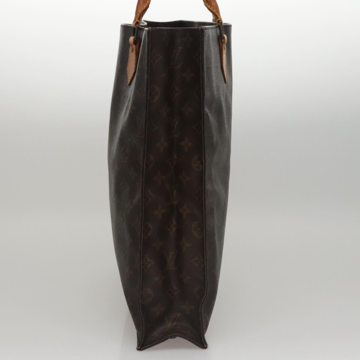 LOUIS VUITTON Monogram Sac Plat Hand Bag M51140 LV 108110