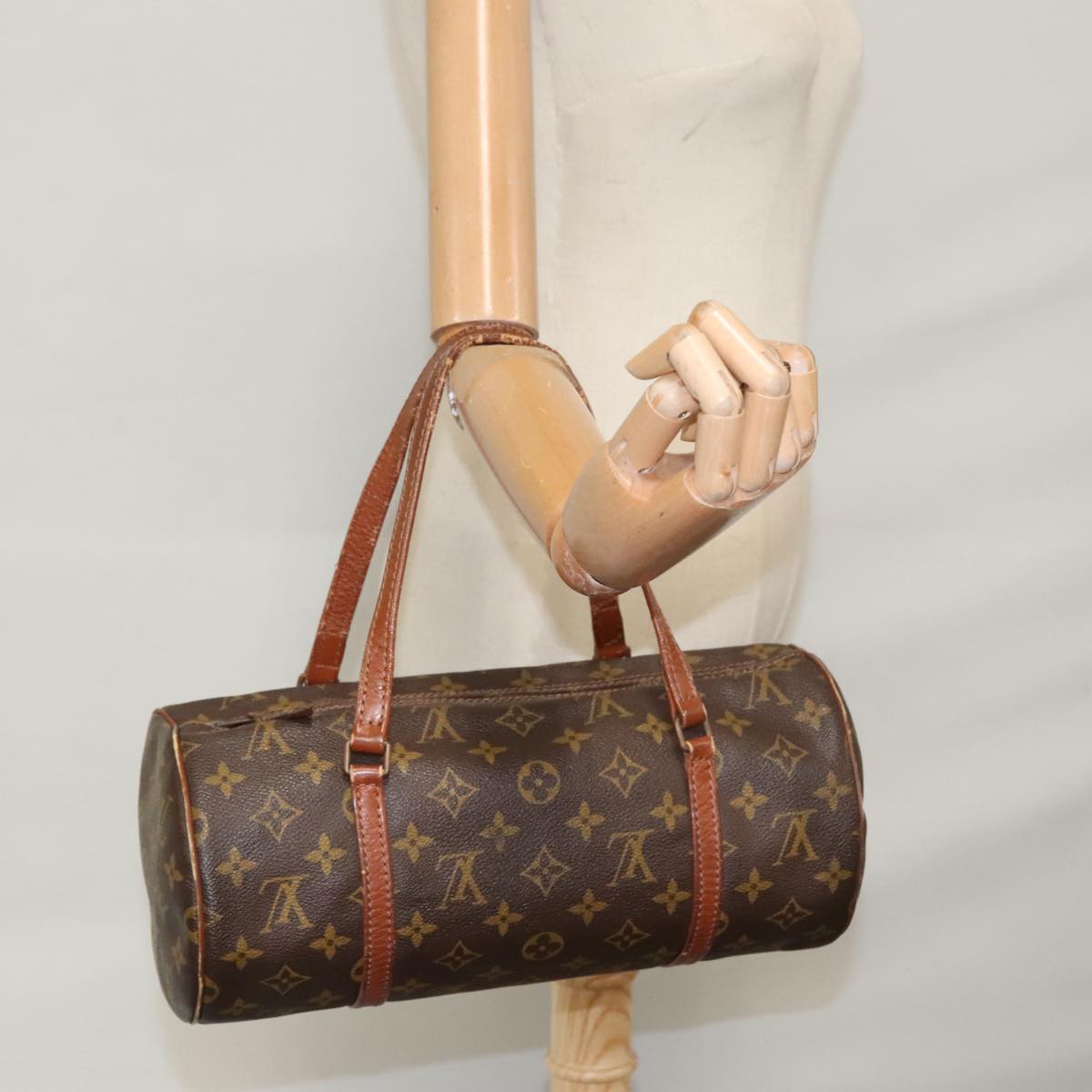 LOUIS VUITTON Monogram Papillon 30 Hand Bag M51385 LV 108112