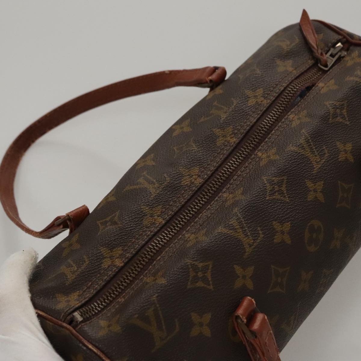 LOUIS VUITTON Monogram Papillon 30 Hand Bag M51385 LV 108112