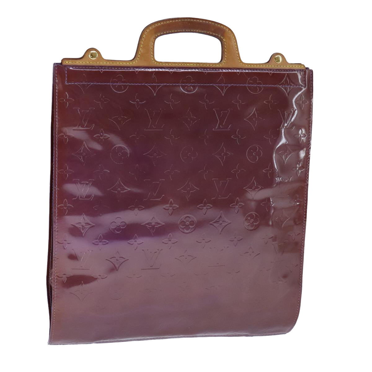 LOUIS VUITTON Monogram Vernis Stanton Tote Bag Purple Viole M91079 108114