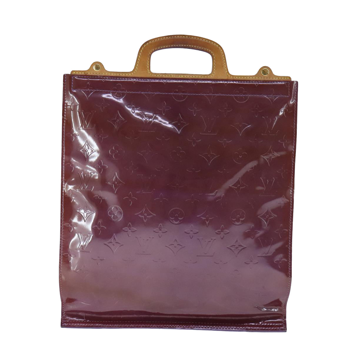LOUIS VUITTON Monogram Vernis Stanton Tote Bag Purple Viole M91079 108114