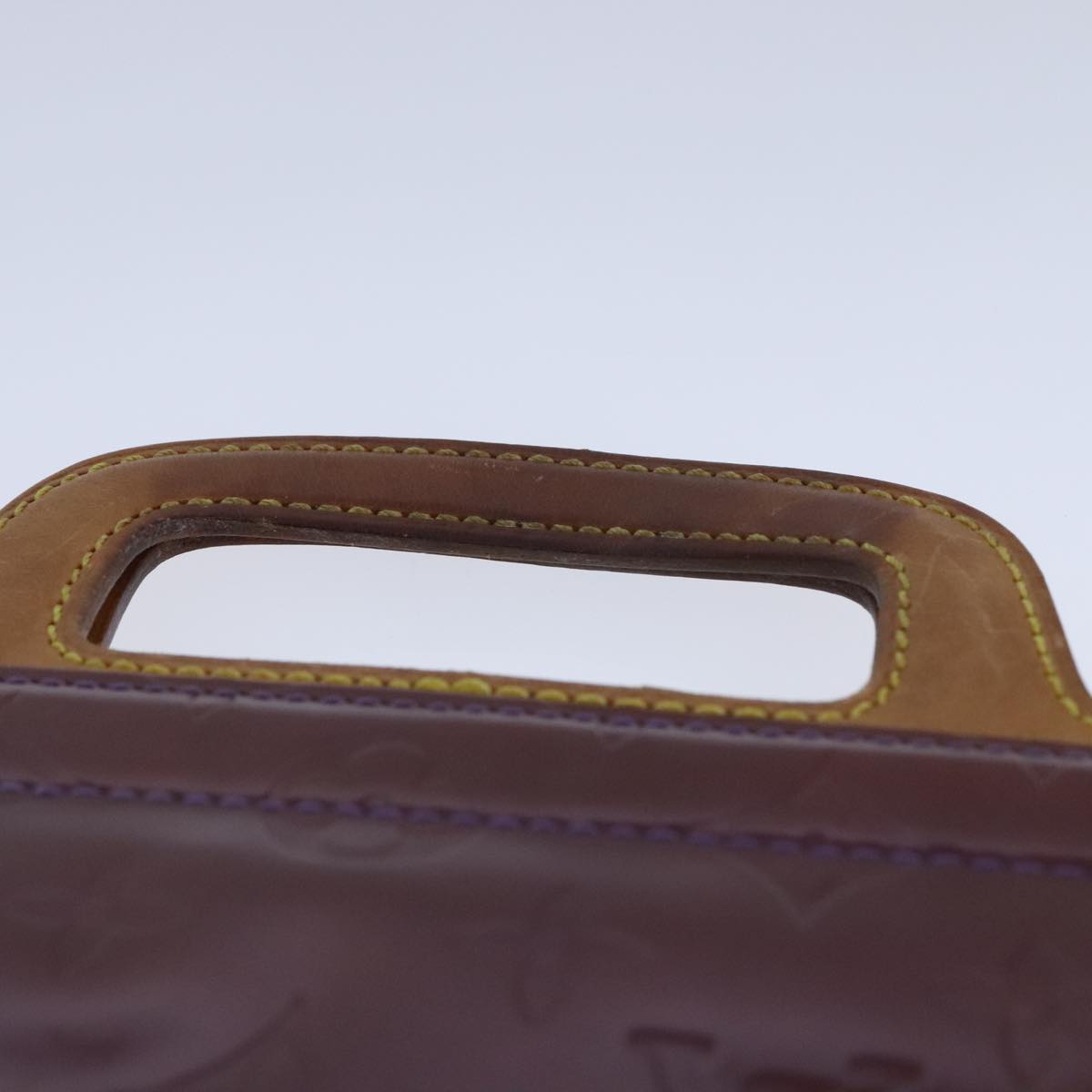 LOUIS VUITTON Monogram Vernis Stanton Tote Bag Purple Viole M91079 108114