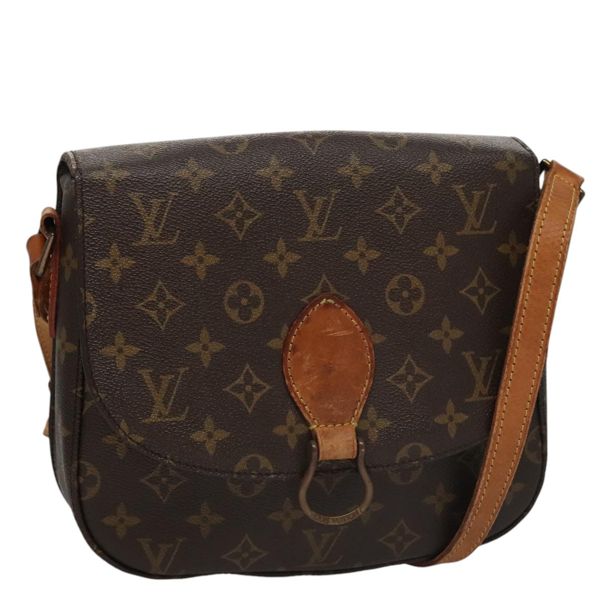 LOUIS VUITTON Monogram Saint Cloud GM Shoulder Bag M51242 LV 108130