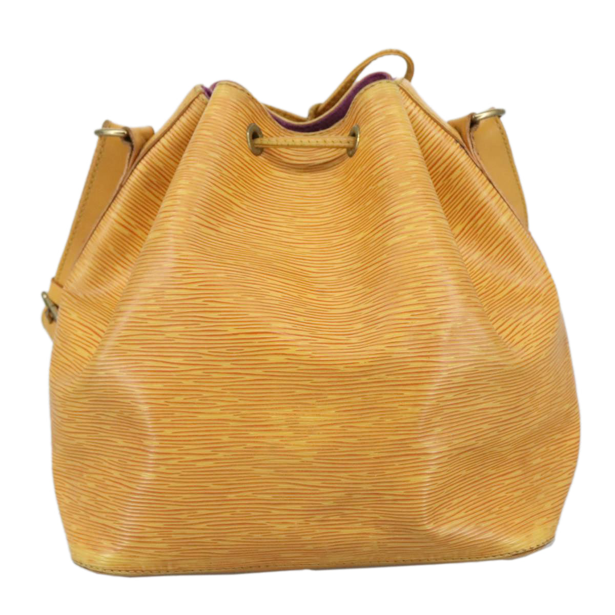 LOUIS VUITTON Epi Petit Noe Shoulder Bag Yellow M44102 LV 108143