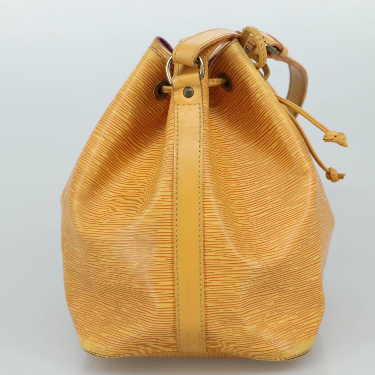 LOUIS VUITTON Epi Petit Noe Shoulder Bag Yellow M44102 LV 108143