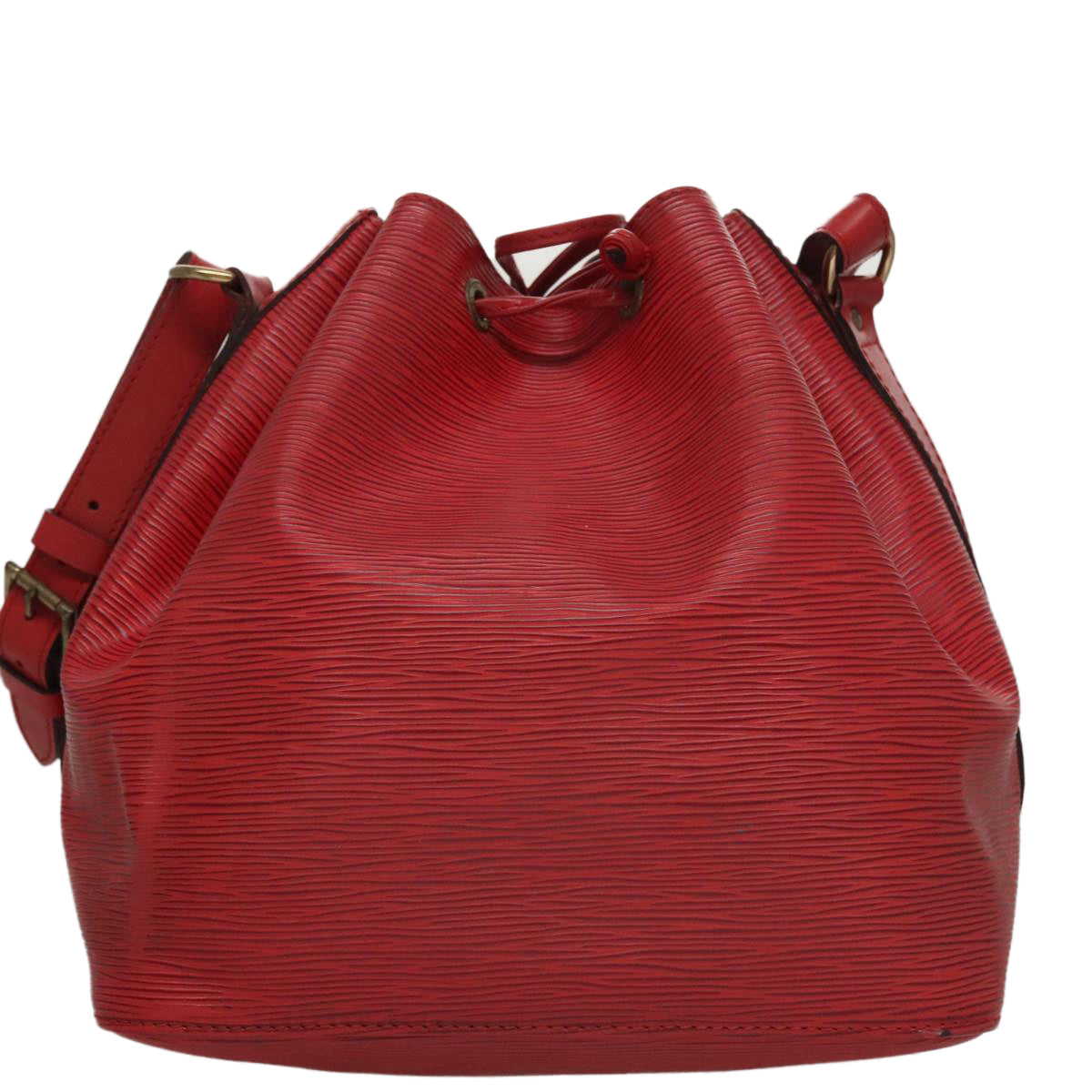 LOUIS VUITTON Epi Petit Noe Shoulder Bag Red M44107 LV 108146