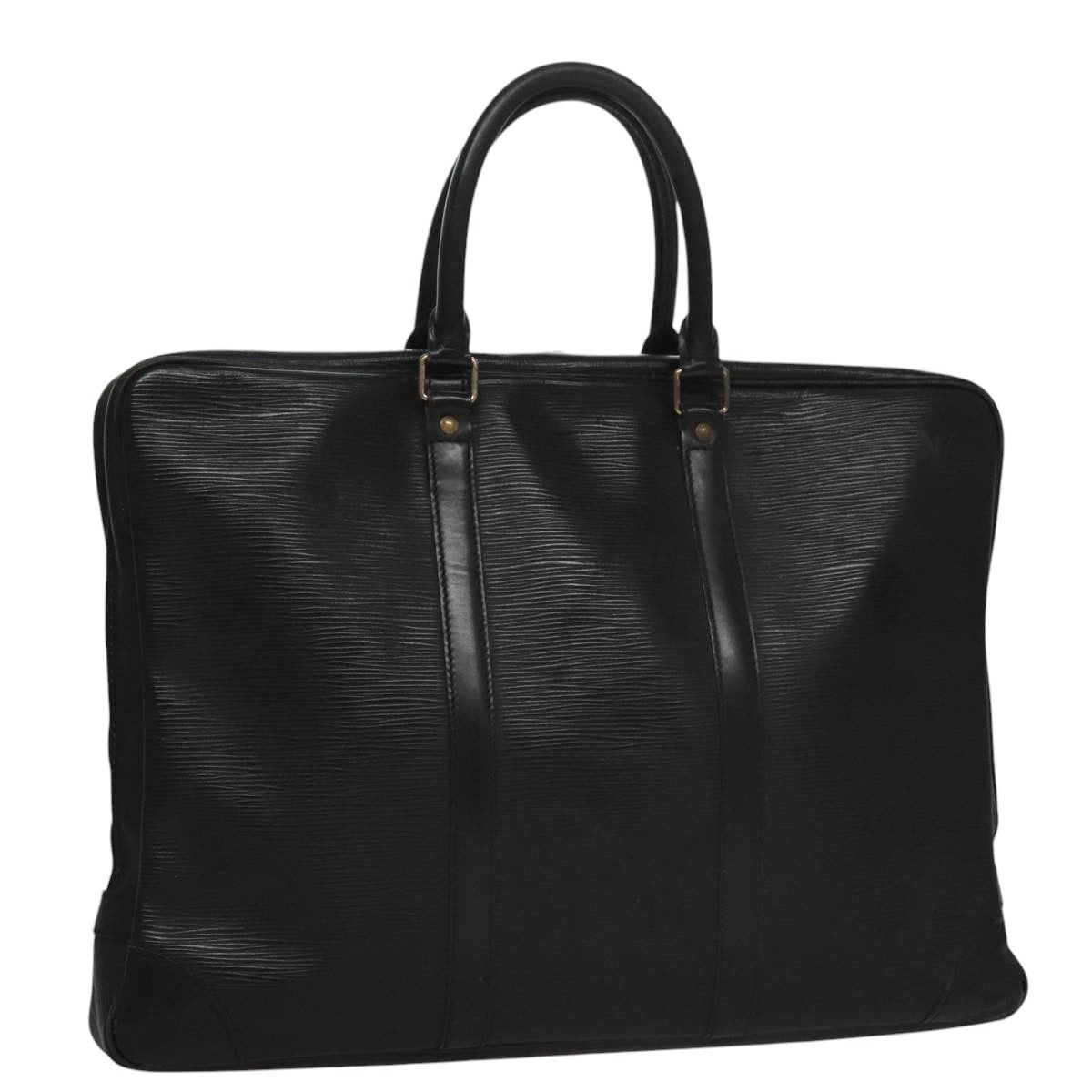 LOUIS VUITTON Epi Porte Documents Voyage Business Bag Black M54472 108150
