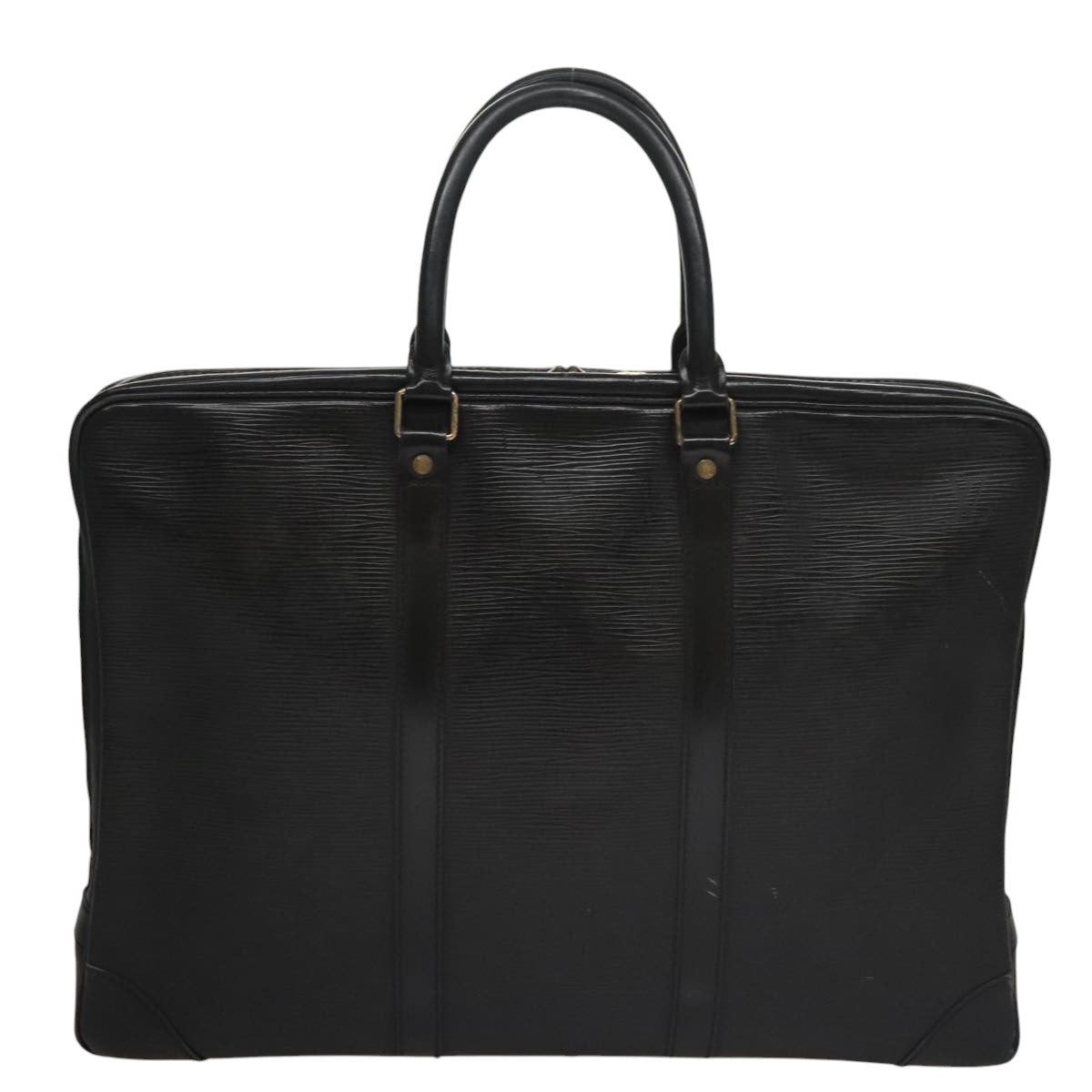 LOUIS VUITTON Epi Porte Documents Voyage Business Bag Black M54472 108150