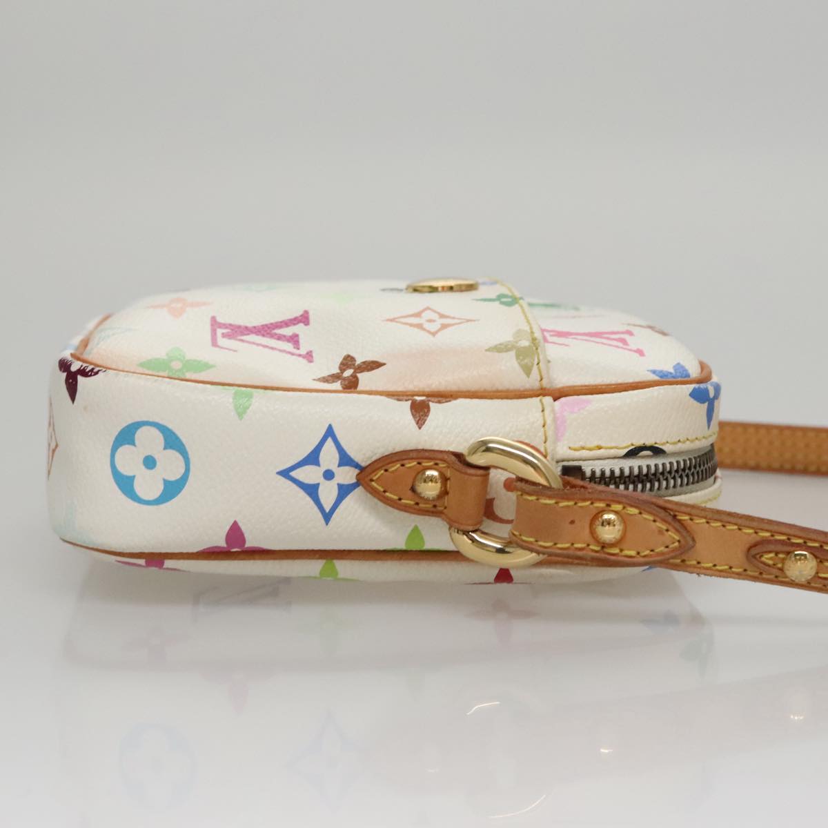 LOUIS VUITTON Monogram Multicolor lift Shoulder Bag White M40055 LV 108156