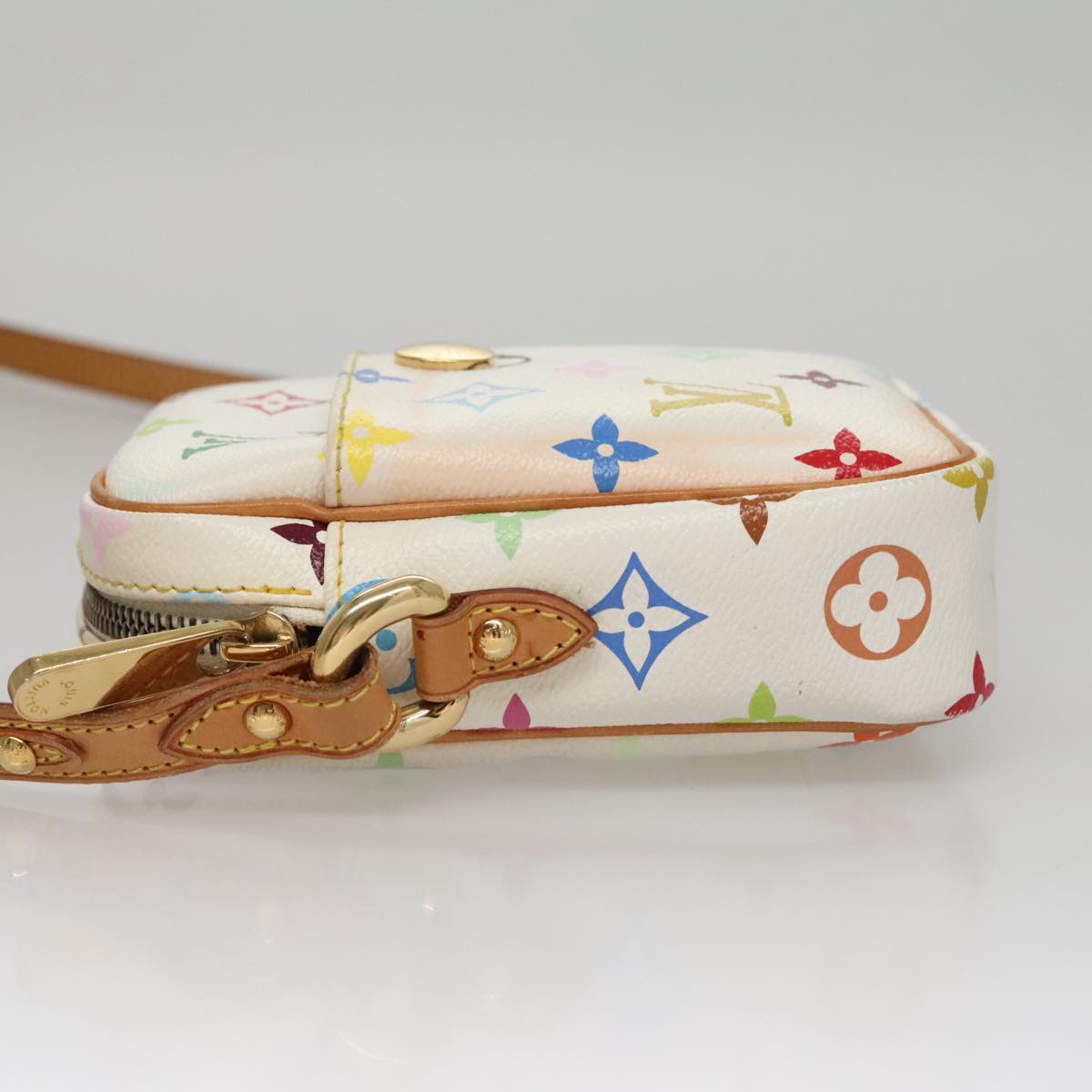 LOUIS VUITTON Monogram Multicolor lift Shoulder Bag White M40055 LV 108156