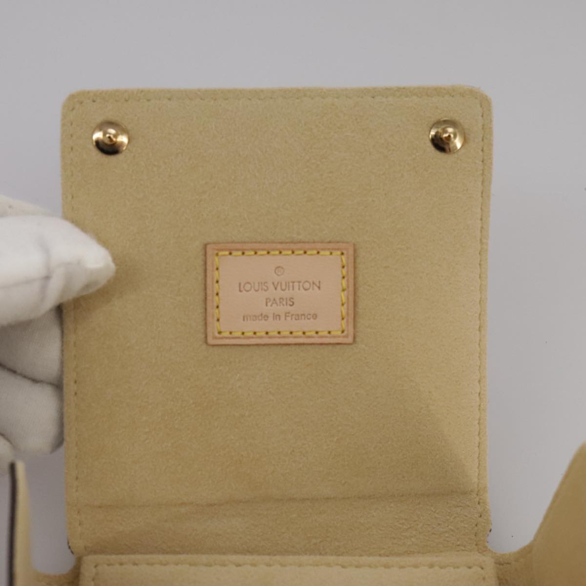LOUIS VUITTON Monogram Jewelry case Jewelry Box LV 108157