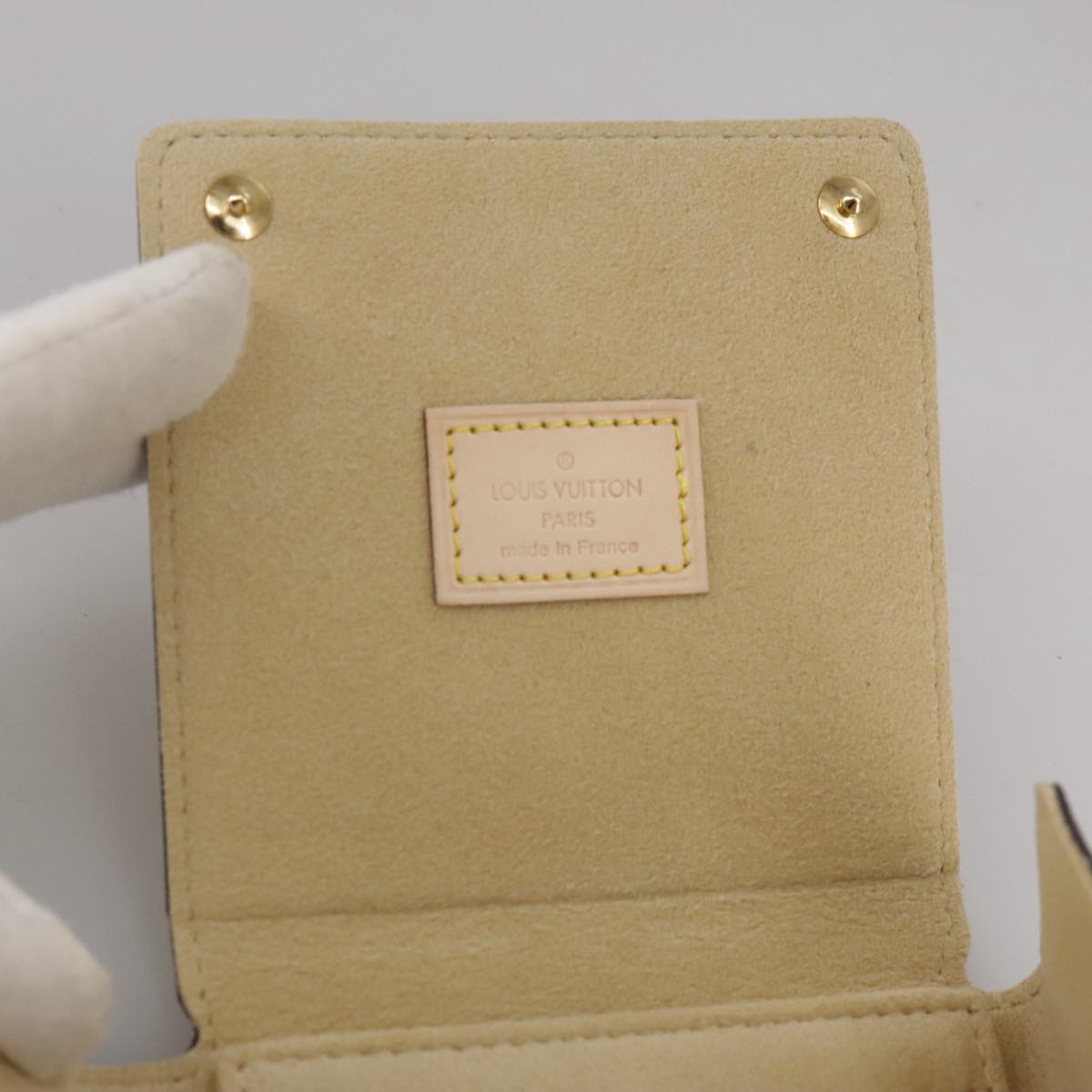 LOUIS VUITTON Monogram Jewelry case Jewelry Box LV 108158
