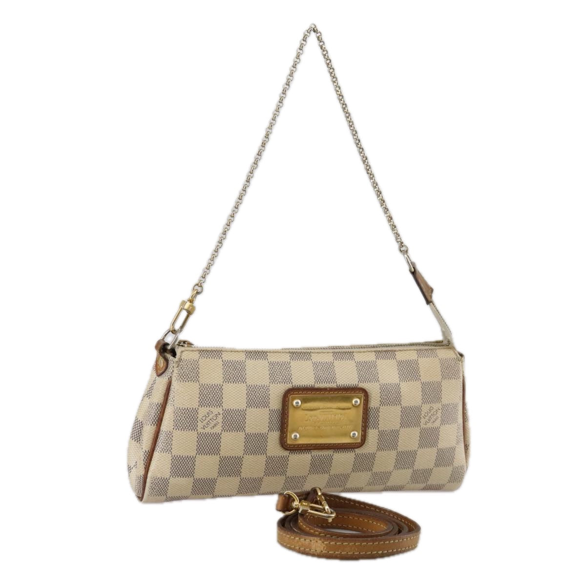 LOUIS VUITTON Damier Azur Eva Shoulder Bag 2way N55214 LV 108301