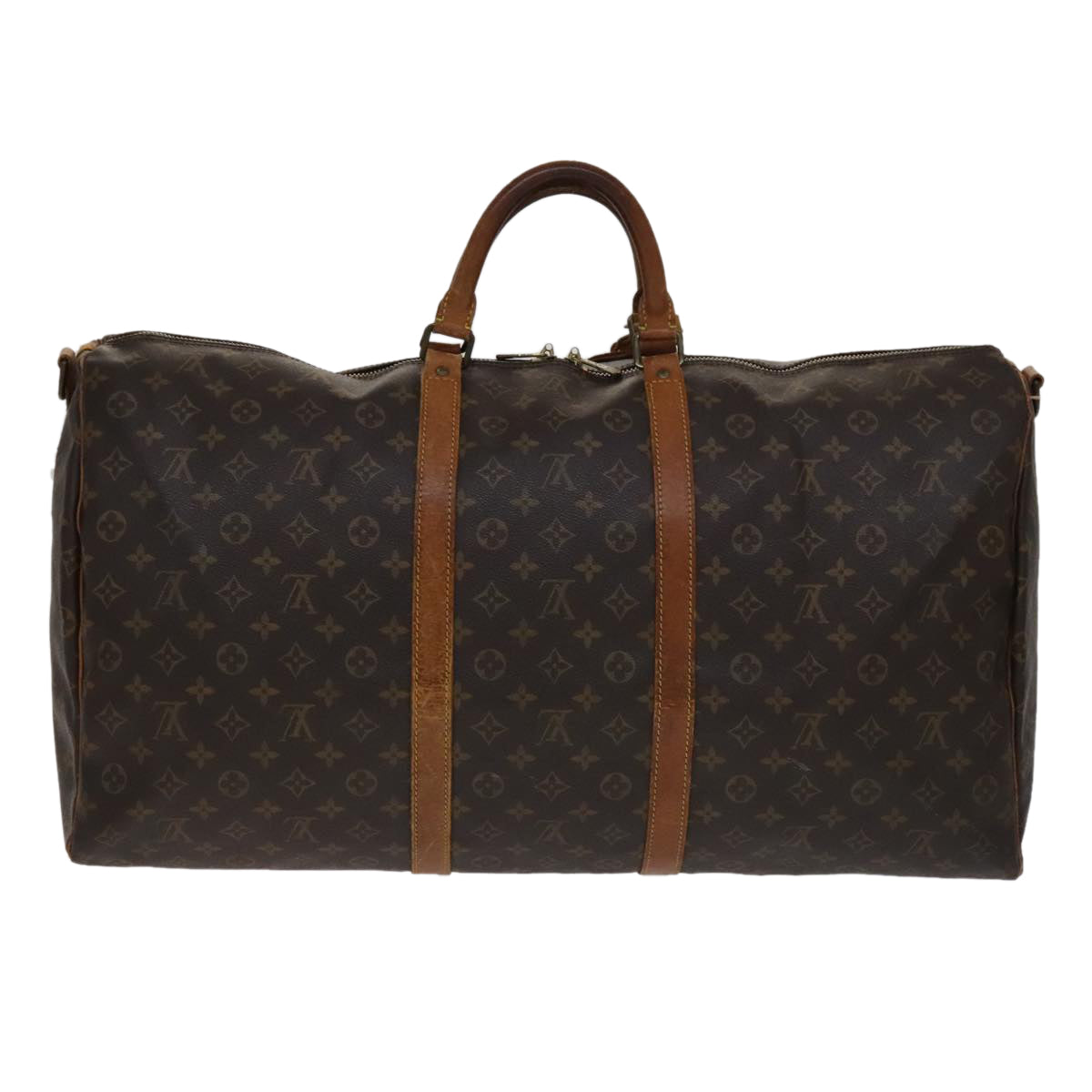 LOUIS VUITTON Monogram Keepall Bandouliere 60 Boston Bag M41412 LV 108317