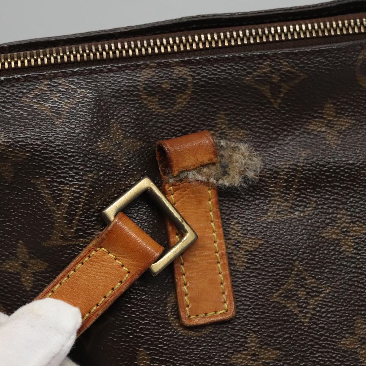 LOUIS VUITTON Monogram Cabas Mezzo Tote Bag M51151 LV 108402