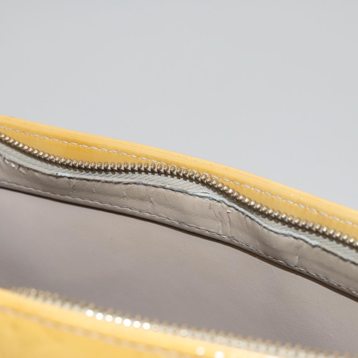 LOUIS VUITTON Monogram Vernis Houston Hand Bag Beige M91004 LV 108406