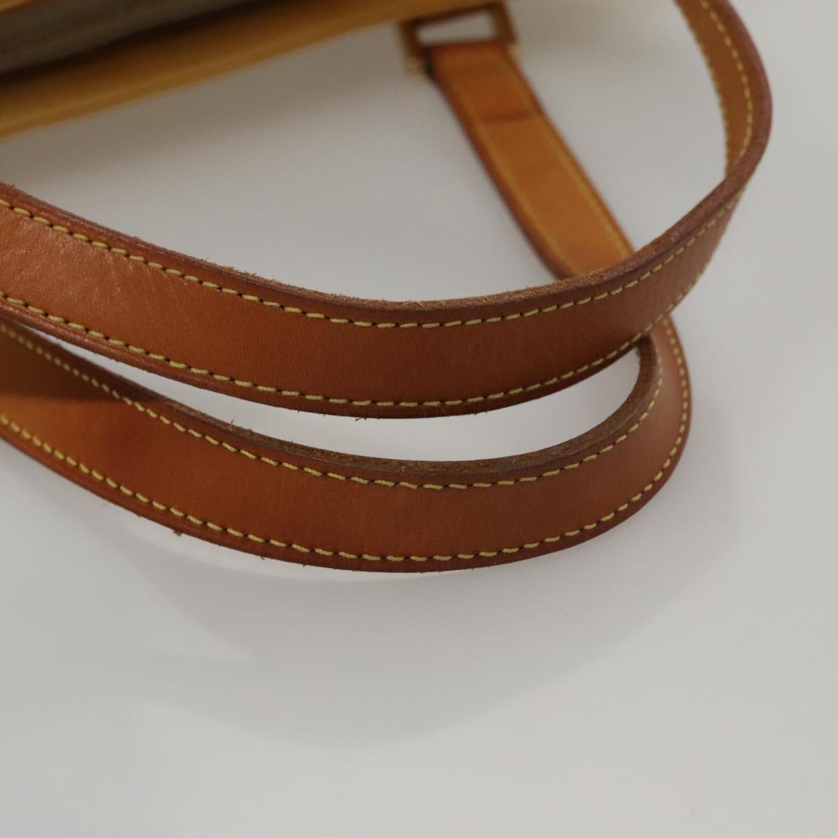 LOUIS VUITTON Monogram Vernis Houston Hand Bag Beige M91004 LV 108406