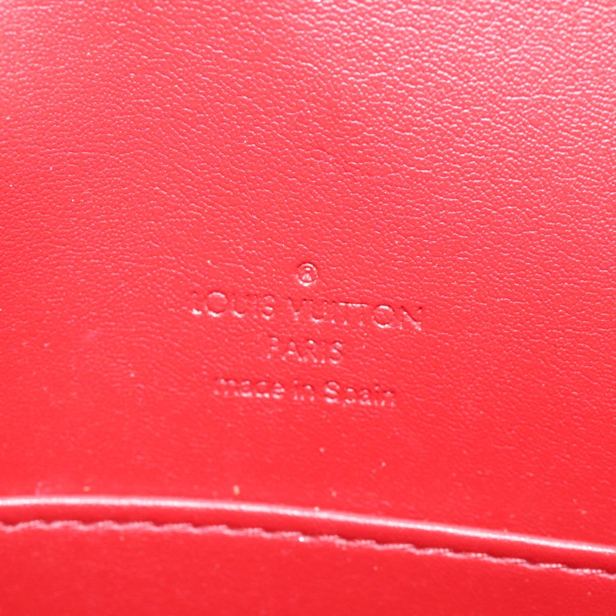 LOUIS VUITTON Monogram Vernis Thompson Street Bag Red M91094 LV 108407