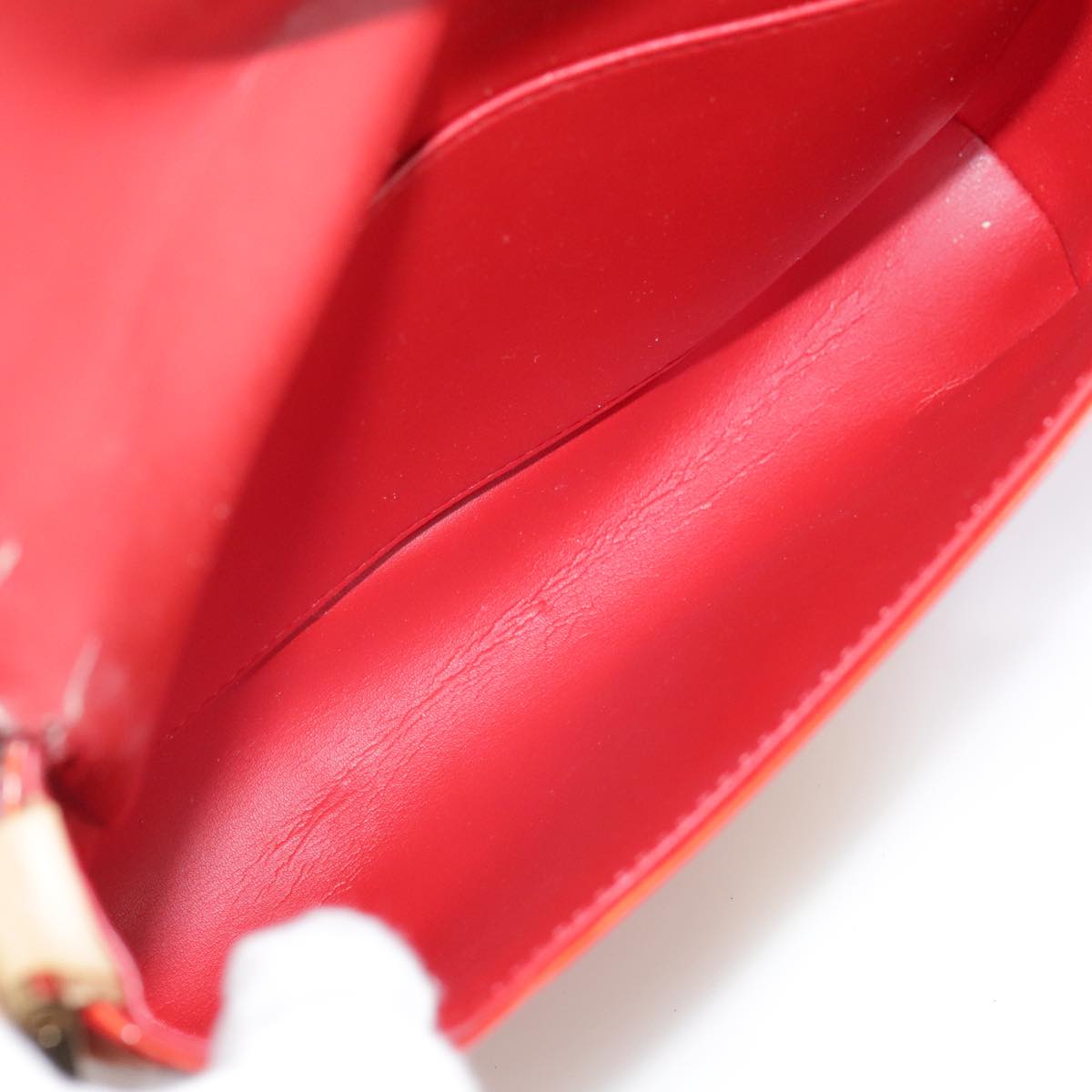 LOUIS VUITTON Monogram Vernis Thompson Street Bag Red M91094 LV 108407