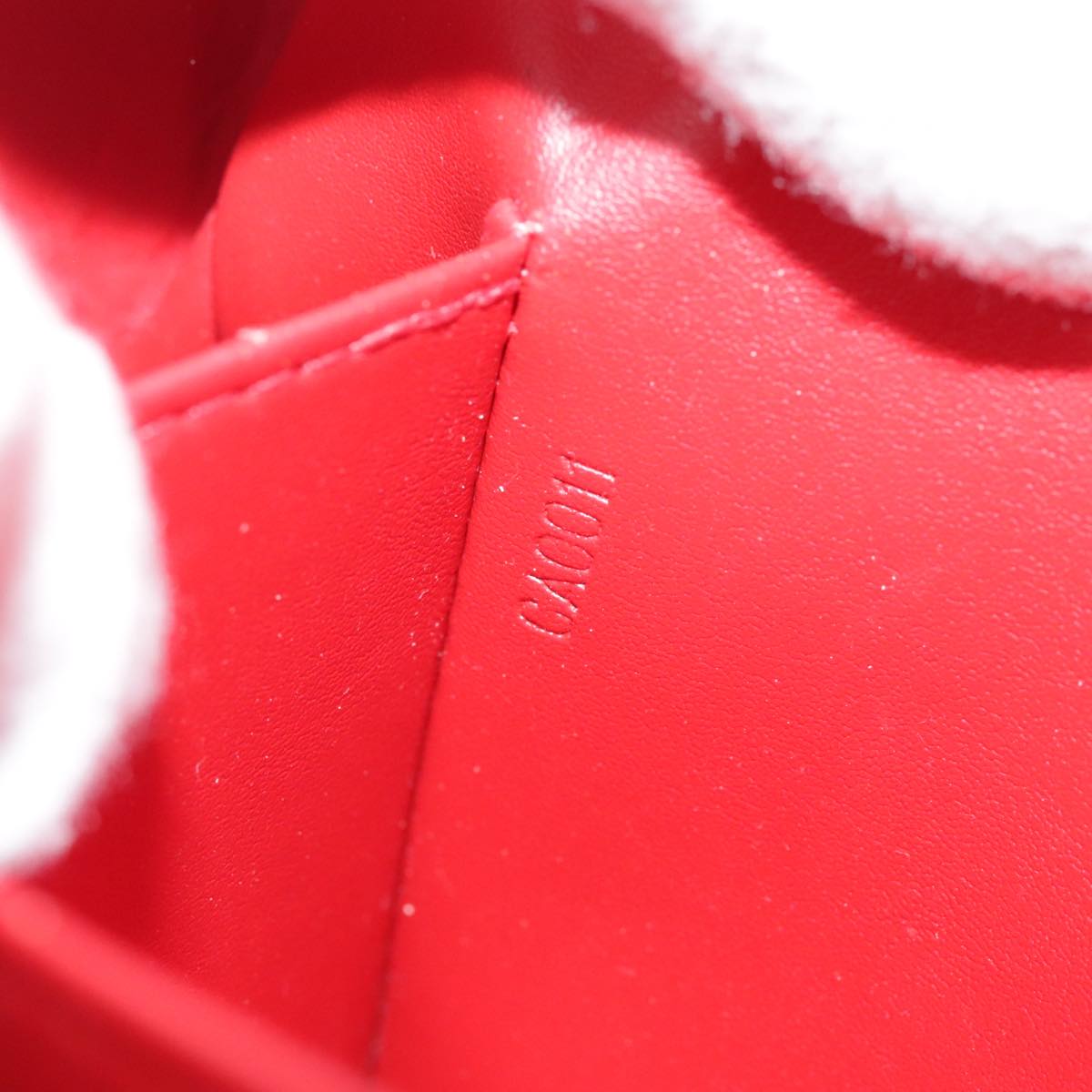 LOUIS VUITTON Monogram Vernis Thompson Street Bag Red M91094 LV 108407