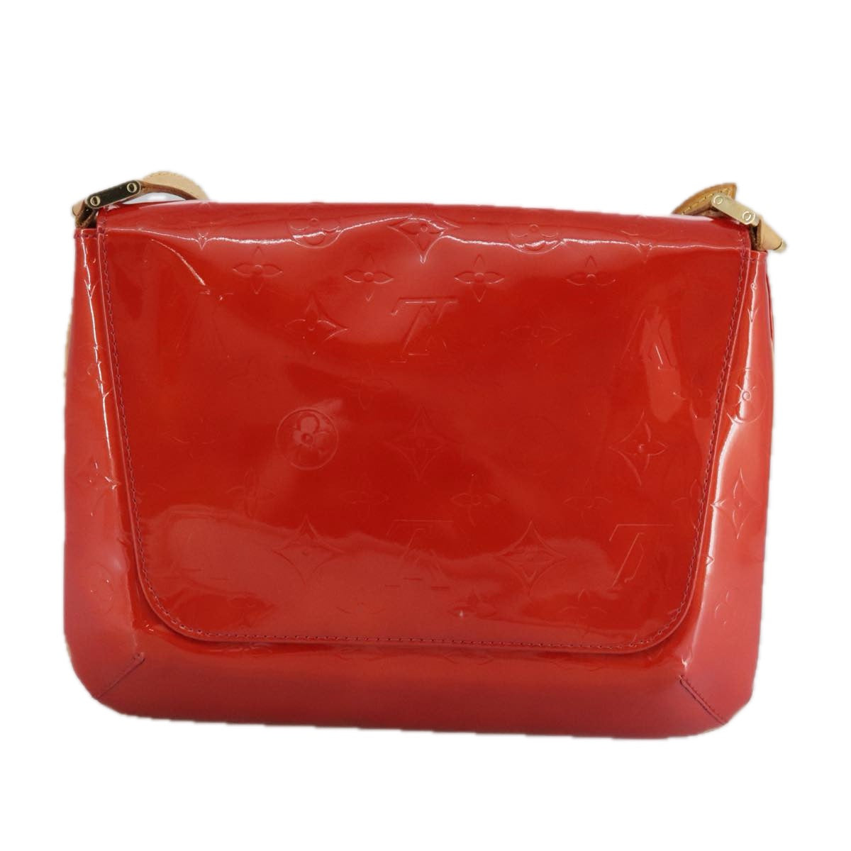 LOUIS VUITTON Monogram Vernis Thompson Street Bag Red M91094 LV 108407