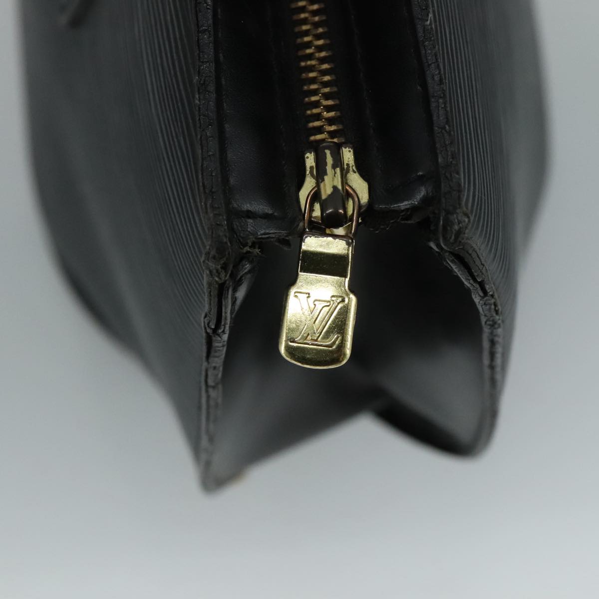 LOUIS VUITTON Epi Saint Jacques Shopping Shoulder Bag Black M52262 108409