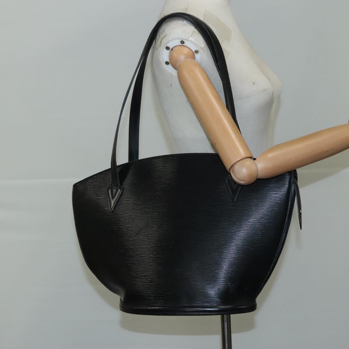 LOUIS VUITTON Epi Saint Jacques Shopping Shoulder Bag Black M52262 108409
