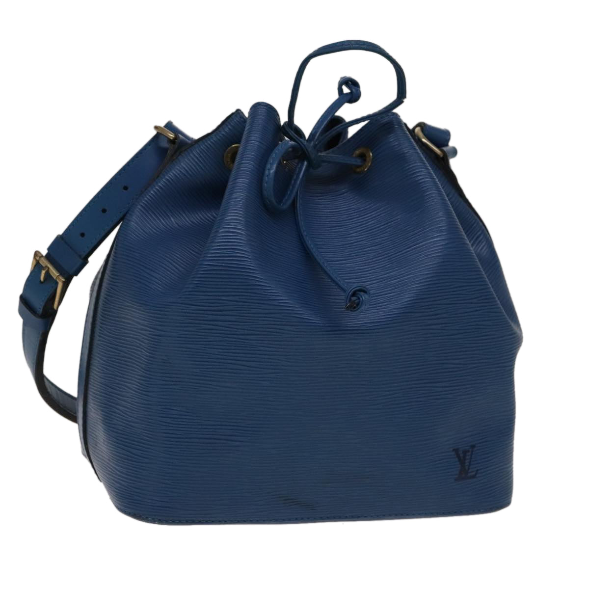LOUIS VUITTON Epi Petit Noe Shoulder Bag Blue M44105 LV 108530