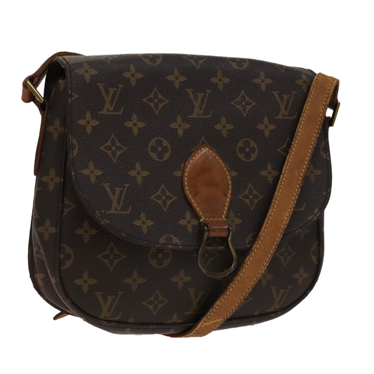 LOUIS VUITTON Monogram Saint Cloud GM Shoulder Bag M51242 LV 108538