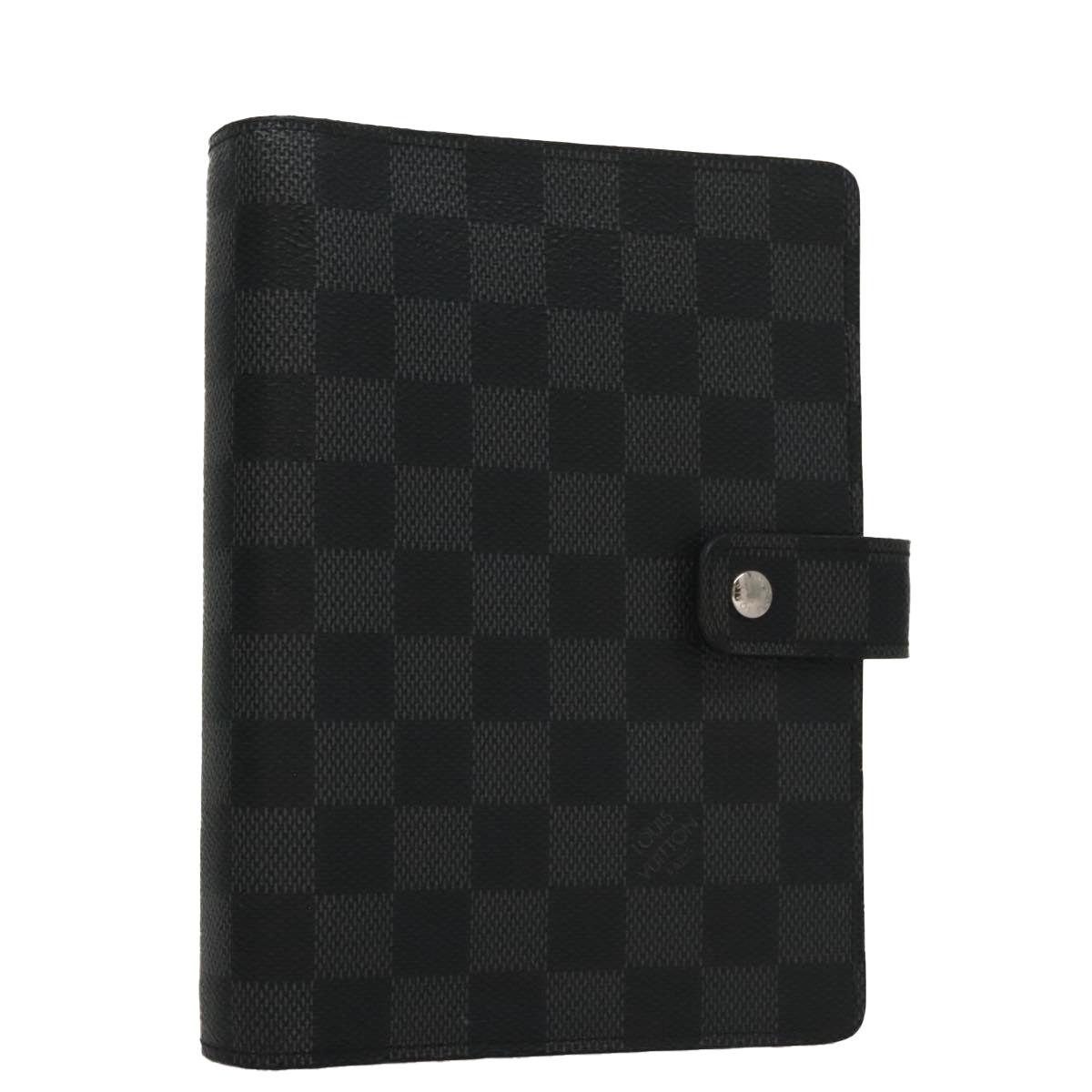 LOUIS VUITTON Damier Graphite Agenda MM Day Planner Cover R20242 LV 108543