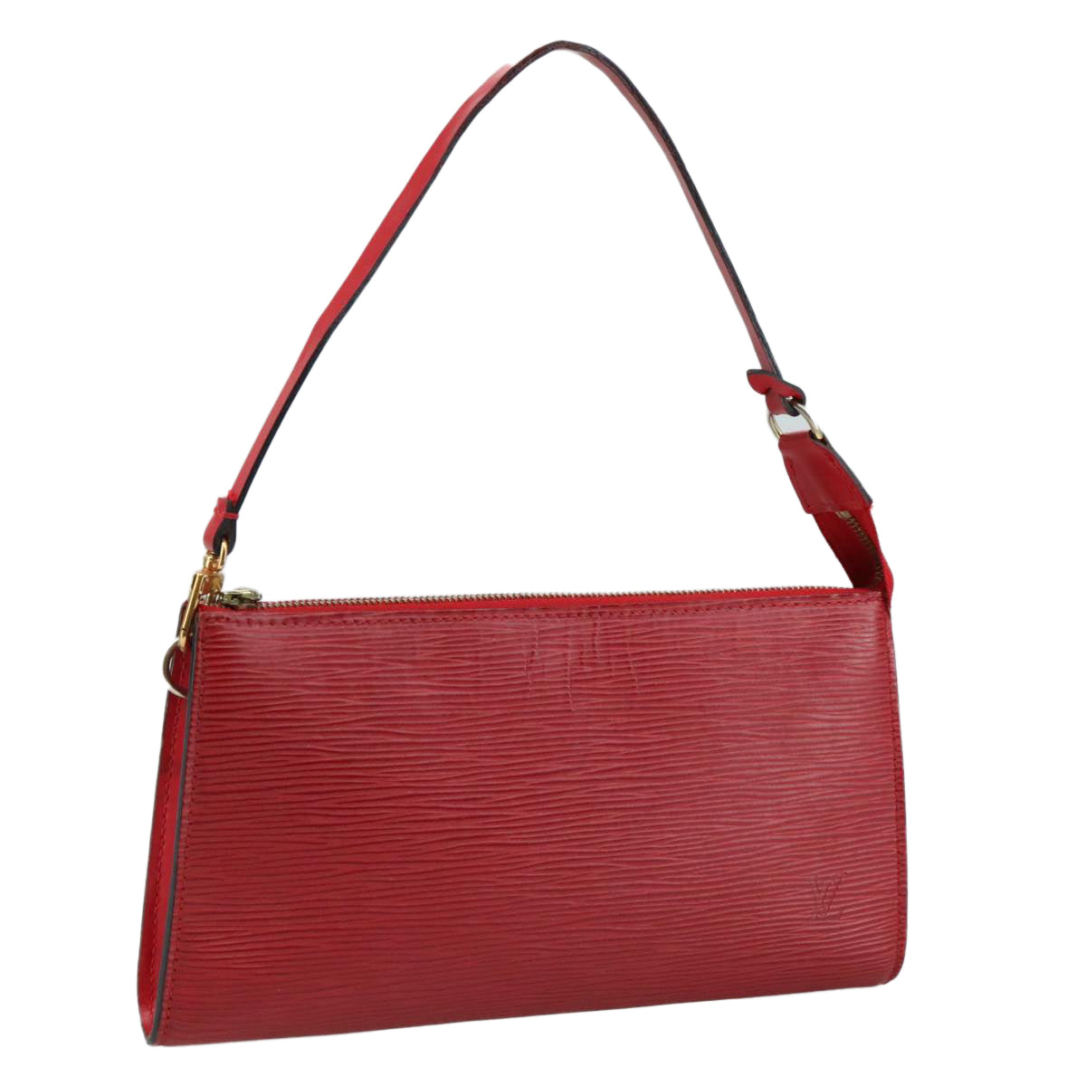 LOUIS VUITTON Epi Pochette Accessoires Accessory Pouch Red M52987 108544