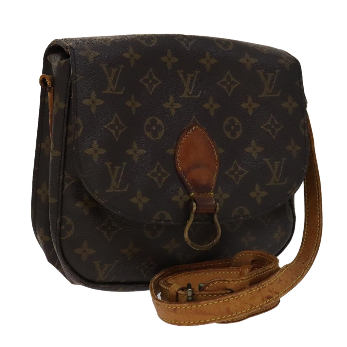 LOUIS VUITTON Monogram Saint Cloud GM Shoulder Bag M51242 LV 108563