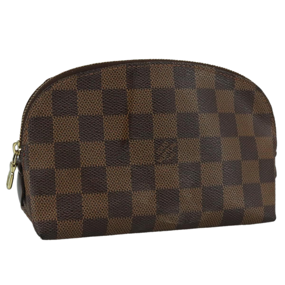 LOUIS VUITTON Damier Ebene Pochette Cosmetic PM Pouch N47516 LV 108579