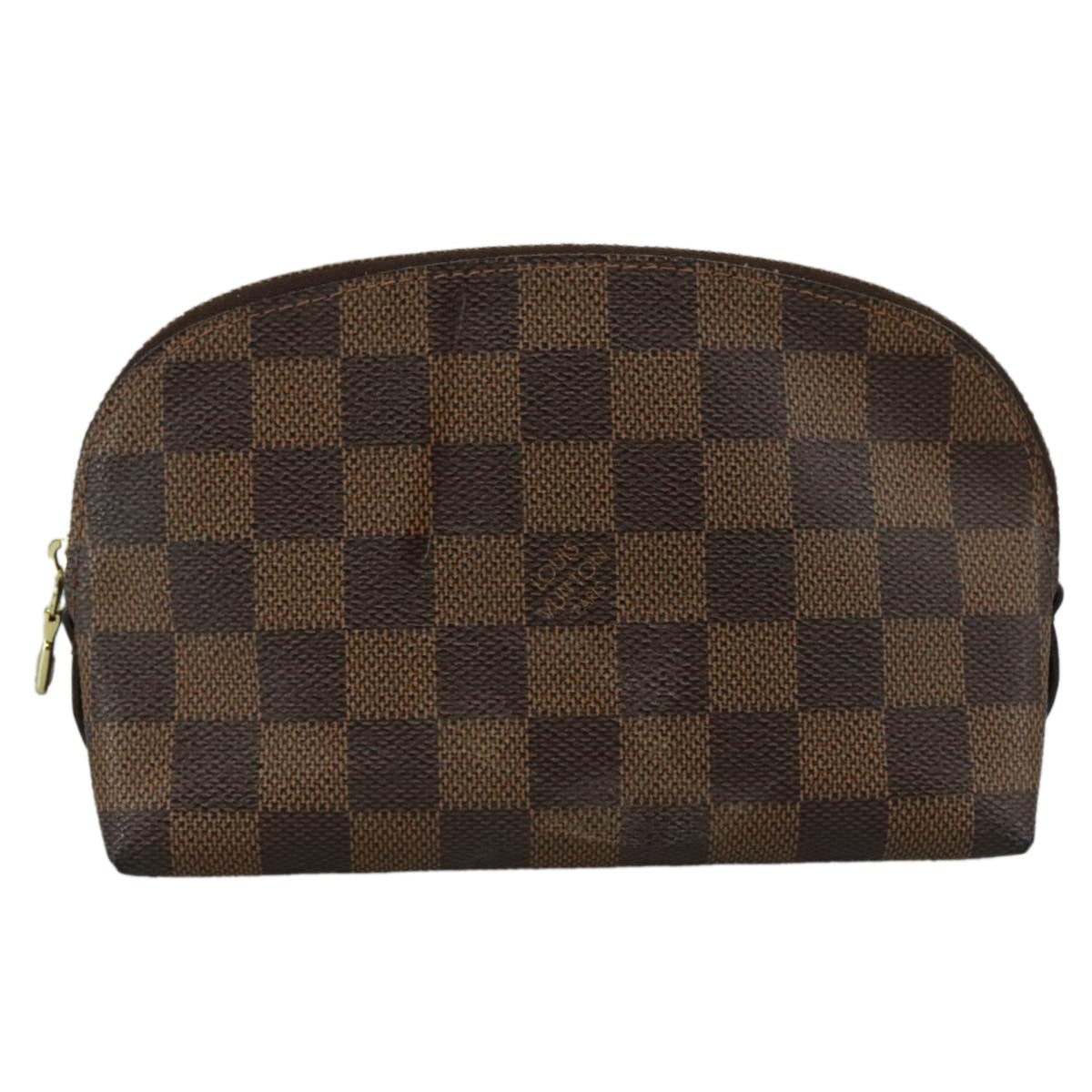 LOUIS VUITTON Damier Ebene Pochette Cosmetic PM Pouch N47516 LV 108579