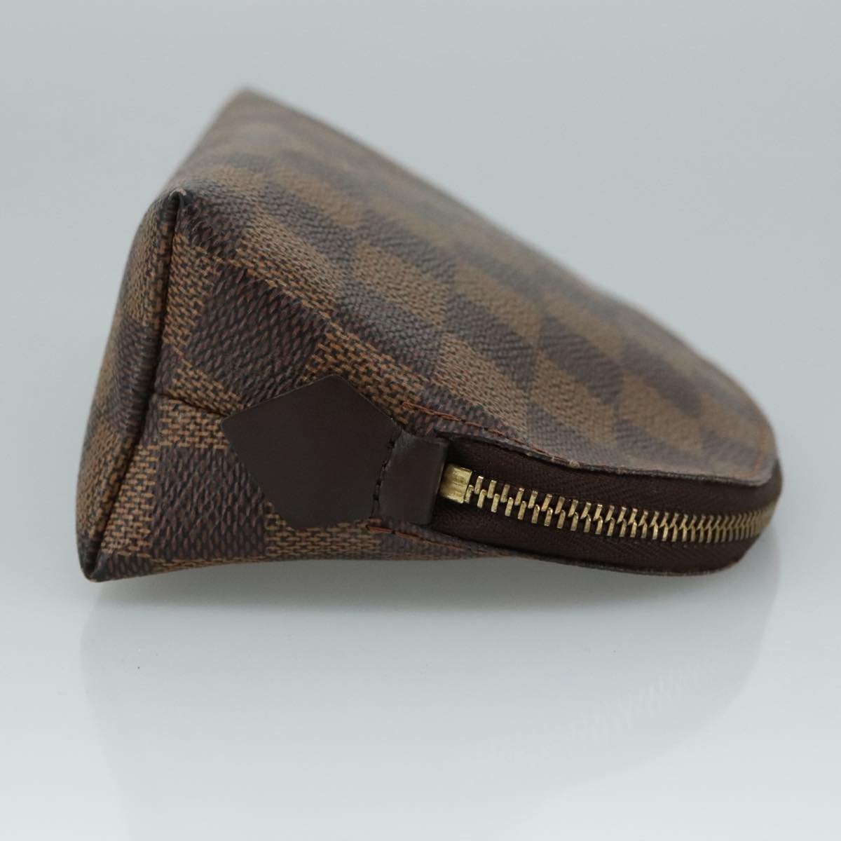LOUIS VUITTON Damier Ebene Pochette Cosmetic PM Pouch N47516 LV 108579