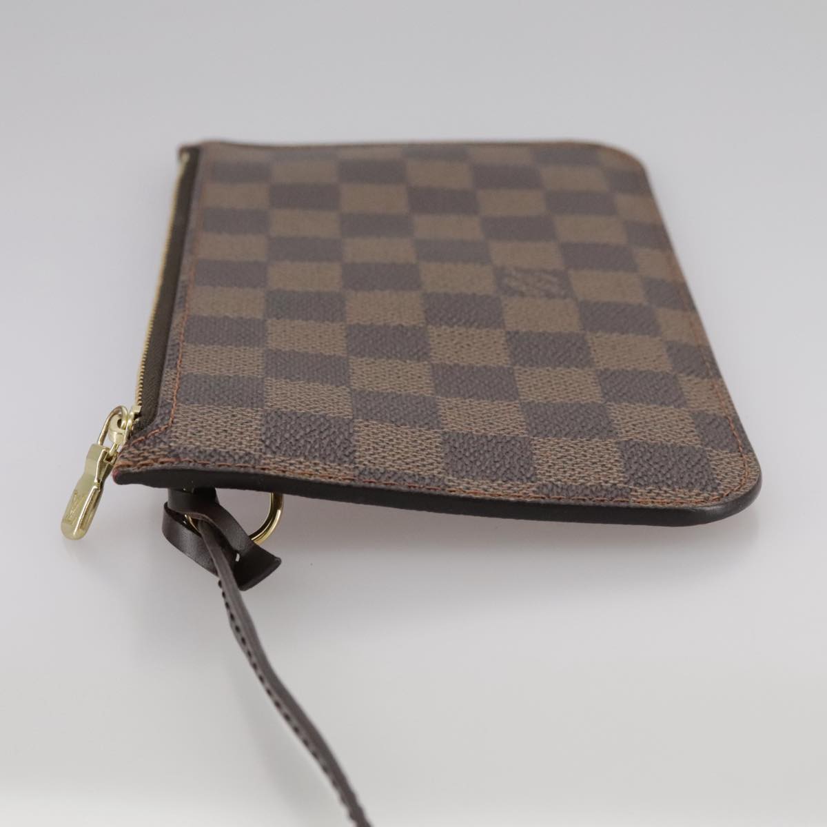 LOUIS VUITTON Damier Ebene Neverfull PM Pouch Pouch LV 108581
