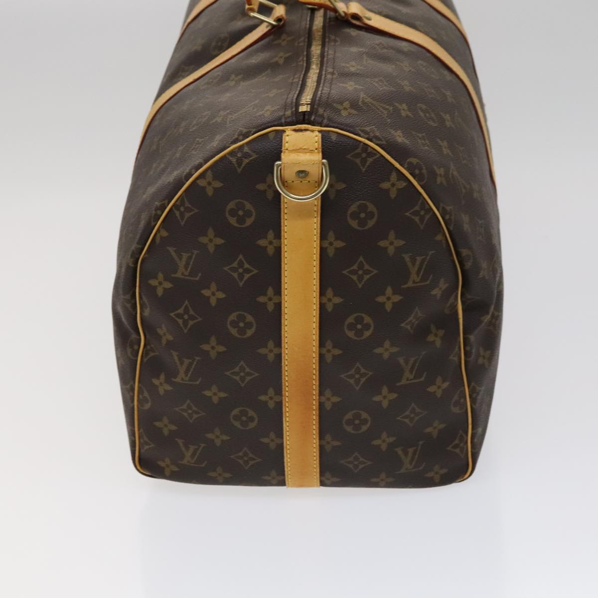 LOUIS VUITTON Monogram Keepall Bandouliere 55 Boston Bag M41414 LV 108586