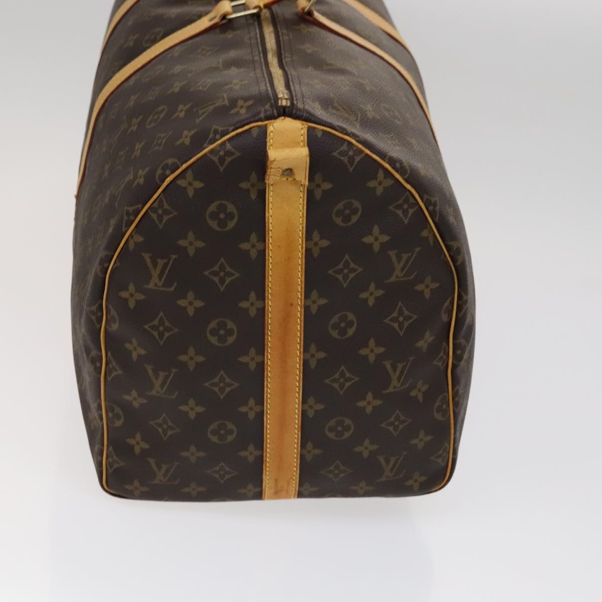 LOUIS VUITTON Monogram Keepall Bandouliere 55 Boston Bag M41414 LV 108586
