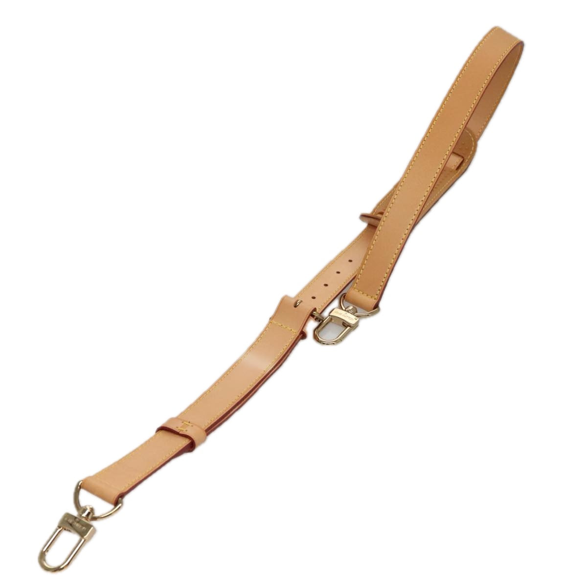 LOUIS VUITTON Adjustable Shoulder Strap Leather 34.6""-42.1"" Beige 108587