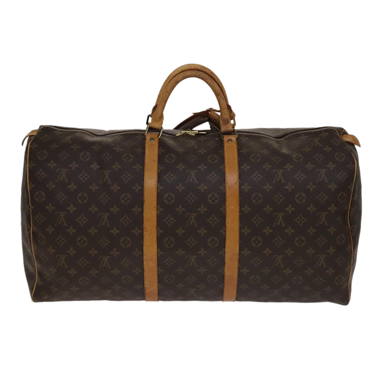 LOUIS VUITTON Monogram Keepall 60 Boston Bag M41422 LV 108604