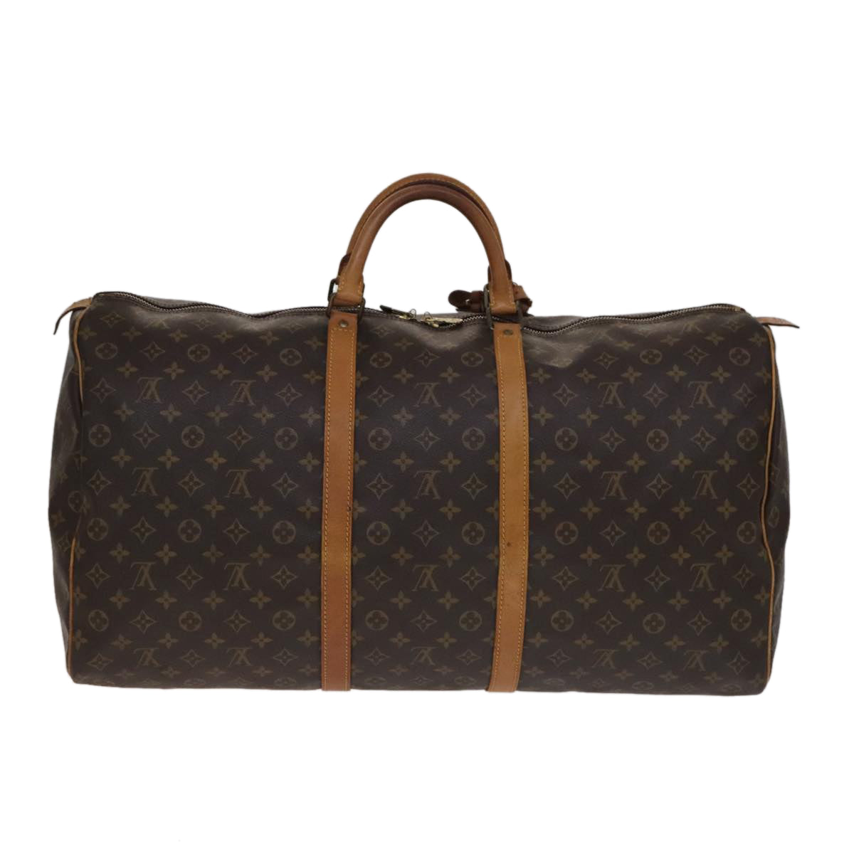 LOUIS VUITTON Monogram Keepall 60 Boston Bag M41422 LV 108605