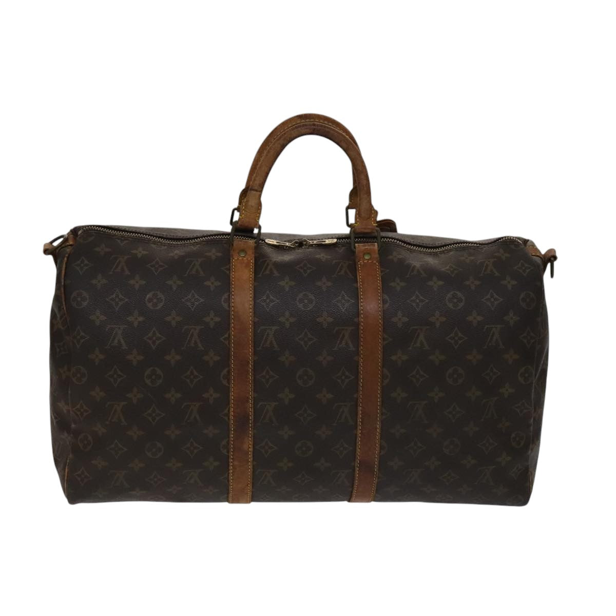 LOUIS VUITTON Monogram Keepall Bandouliere 50 Boston Bag M41416 LV 108612
